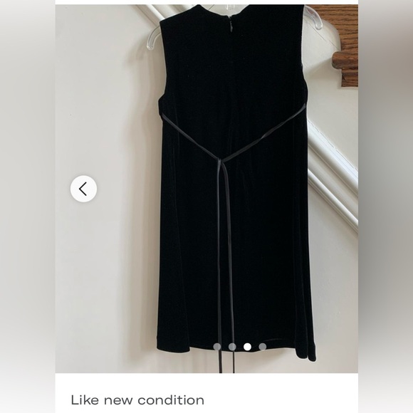 Helena Girl’s Velvet Embellished Dress 4T - Picture 2 of 11